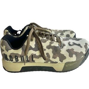 NOBULL Outwork Edge Beige Green Camo Sneakers Shoes - M 7.5 / W 9